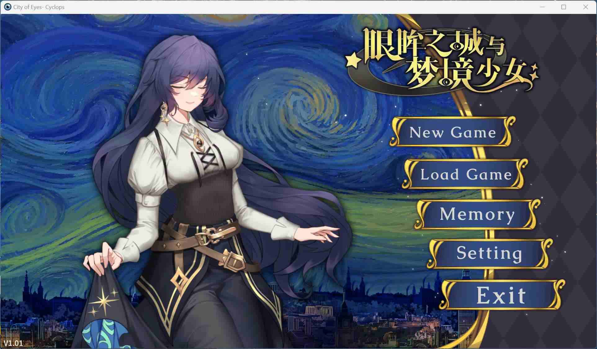 【互动SLG/中文/动态】眼眸之城与梦境少女V1.01 官方中文步兵版+自带全回想解放【新作/430M】-第5张图片-萌站