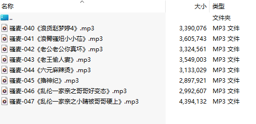 【粉丝福利/白嫖/激情骚麦/8部合一】【MP3版】【中文】【040-047】-第1张图片-萌站