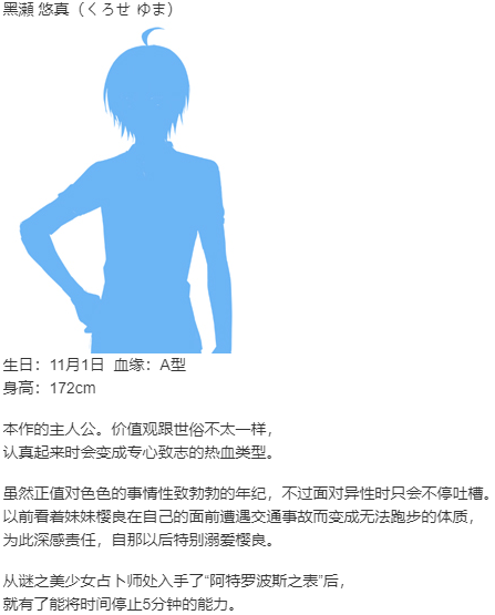 【ADV/汉化/PC】相见5分属于我！ 时间停止和不可避的命运-第20张图片-萌站