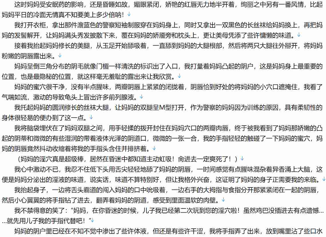 【小说/完本/乱伦】将警花妈妈强奸调教成丝袜孕奴【10.2MB/TXT】【肉文/高H】-第1张图片-萌站