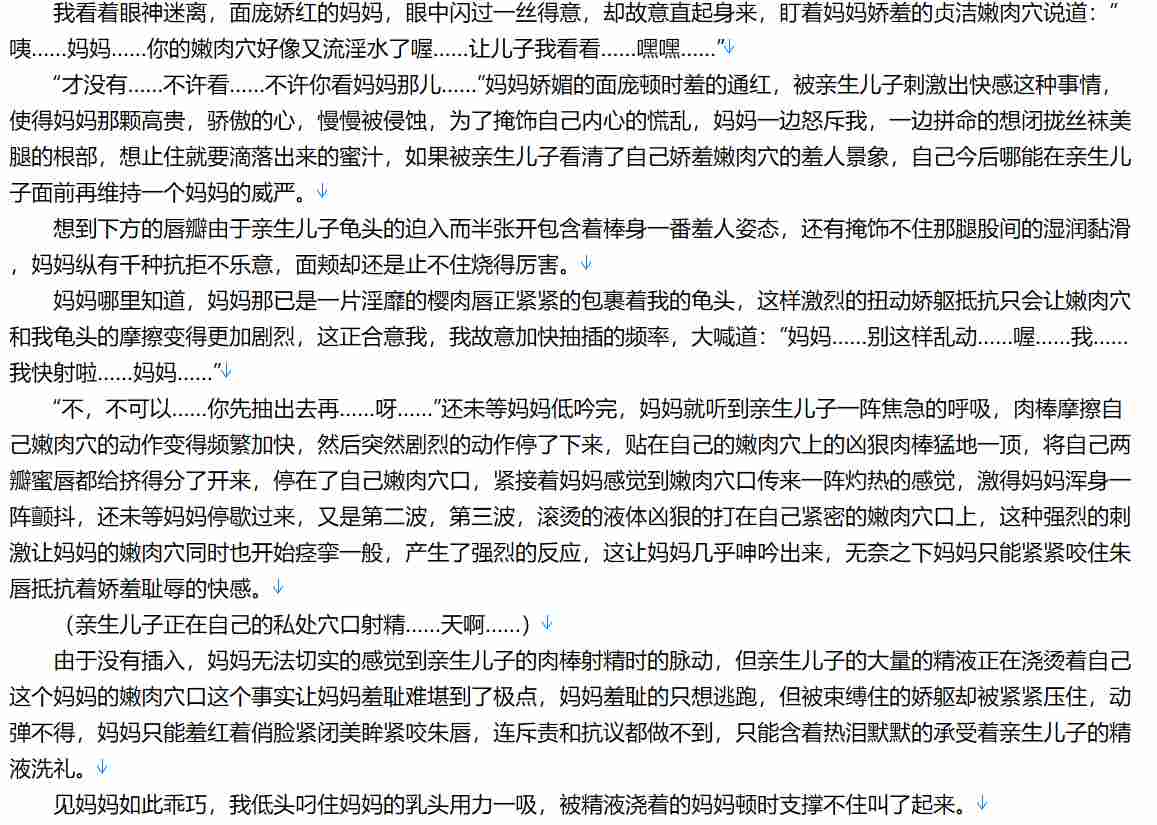 【小说/完本/乱伦】将警花妈妈强奸调教成丝袜孕奴【10.2MB/TXT】【肉文/高H】-第2张图片-萌站