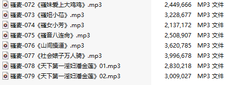 【激情骚麦/8部合一】【MP3版】【中文】【072-079】-第1张图片-萌站