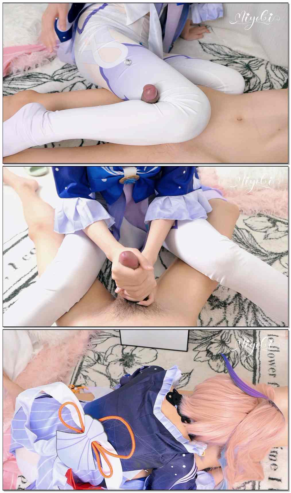 铃木美咲 原神cosplay足交5V 其一-第2张图片-萌站