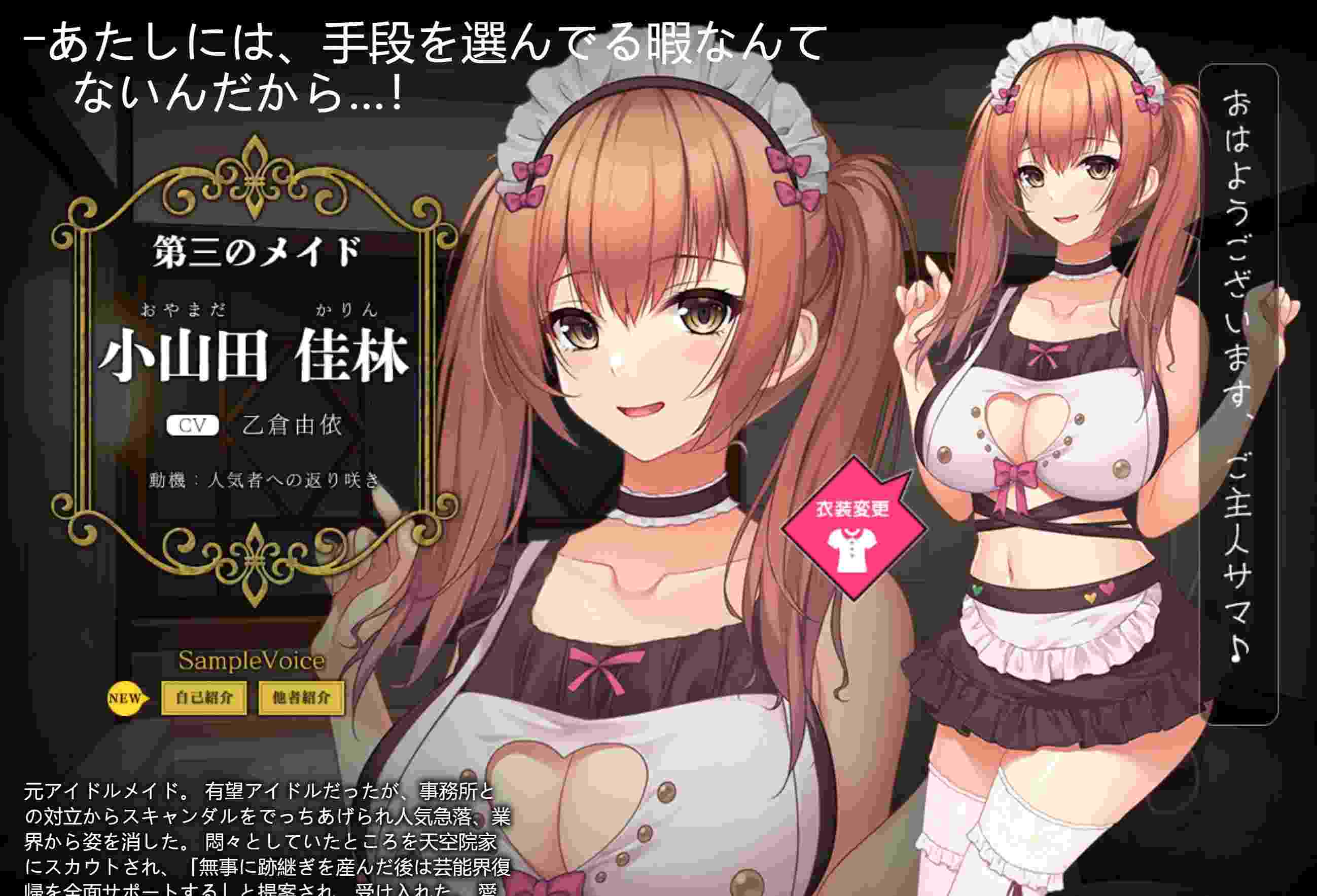 【日式ADVAI汉化拔作】只侍奉于我的孕女仆们~贪图米青的五欲女 AI汉化版+全CG【2.9G新作CV】-第4张图片-萌站