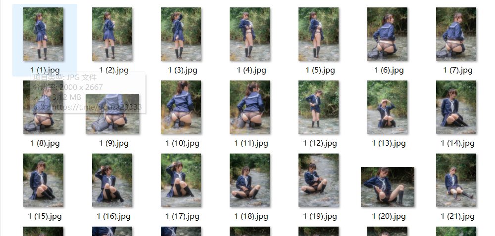 (M-1550) NAGISA魔物喵 - 川で水遊び-第1张图片-萌站