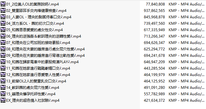 【汉化音声/8.8GB/3小时】巨乳前輩OL向包皮垢髒肉棒獻媚侍奉的新進員工研修♡【繁体中文版】#柚木つばめ #大山チロル-第2张图片-萌站
