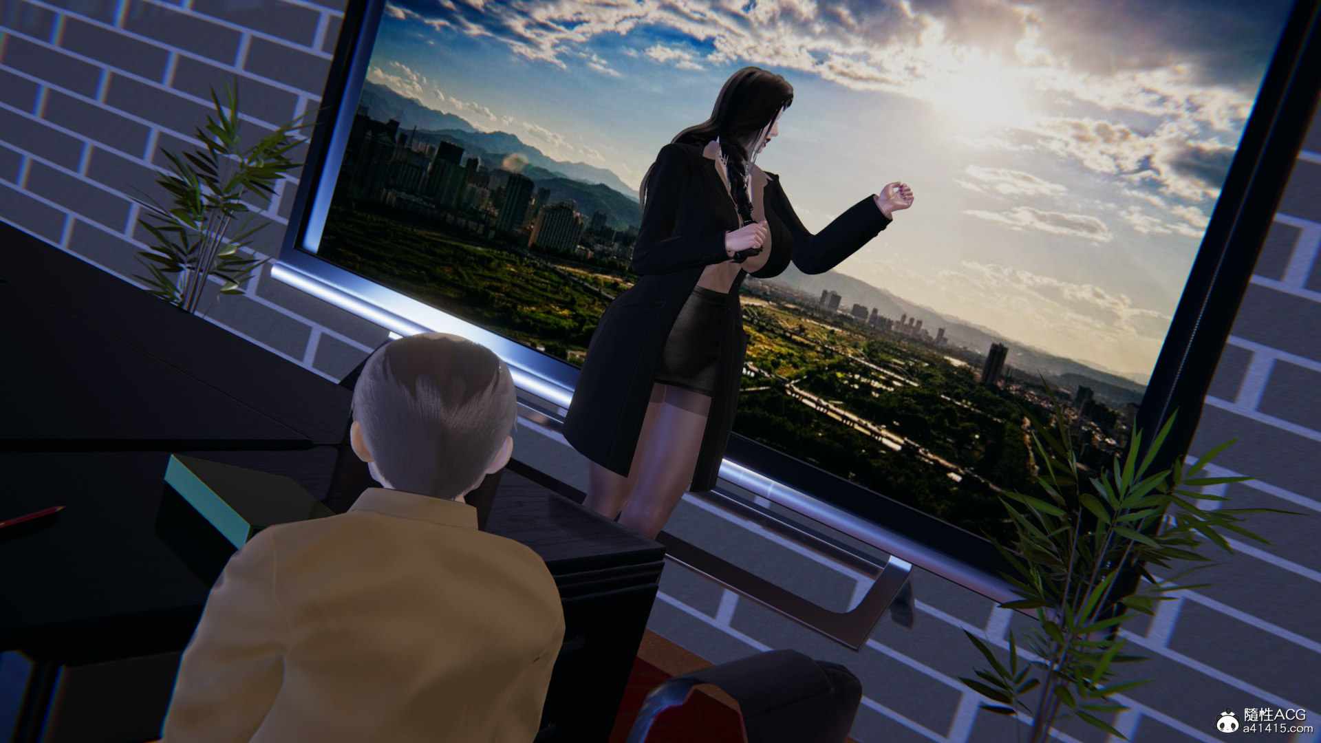 漫画3D/全彩/NTR-总裁老妈-第1张图片-萌站