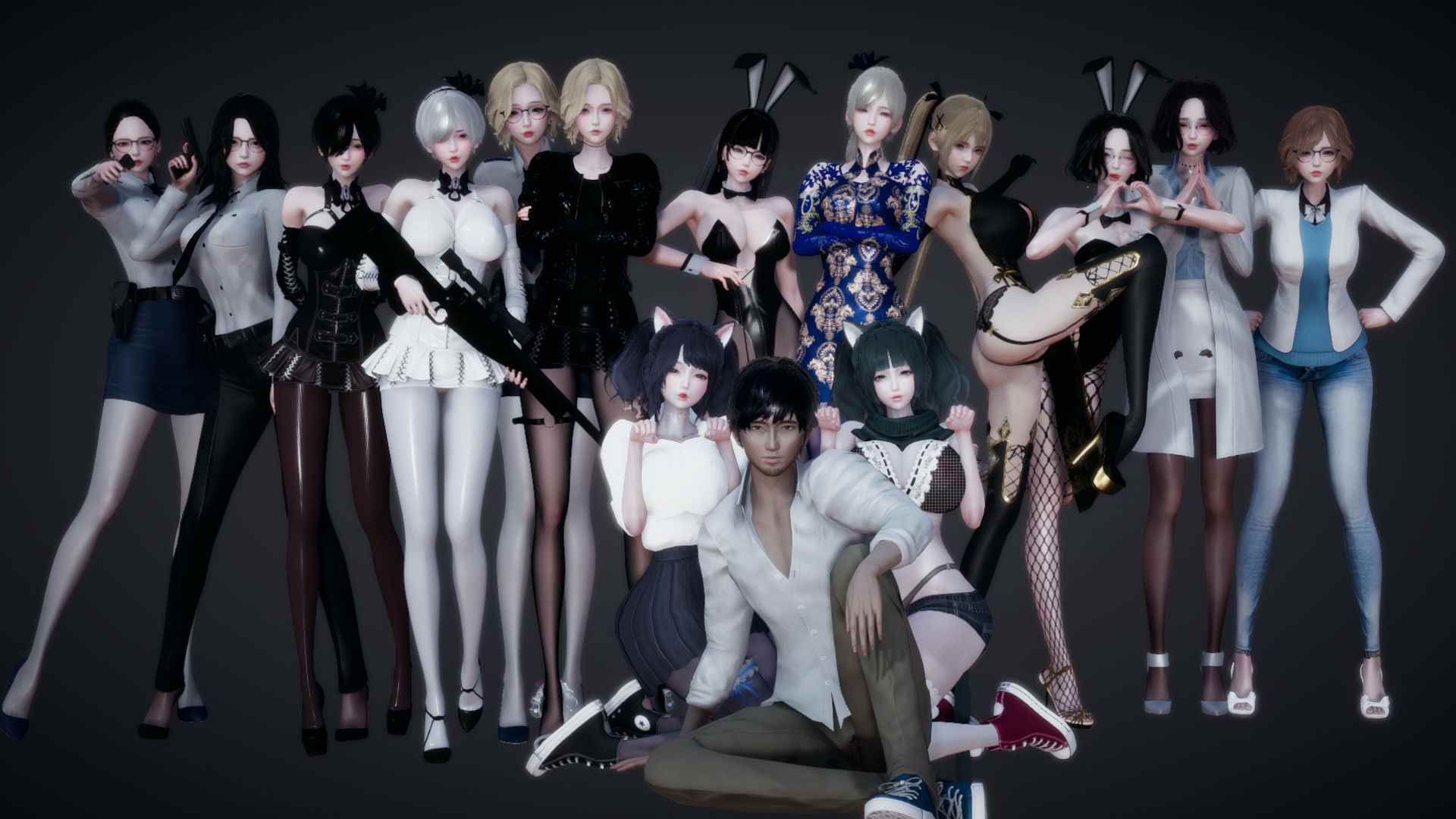 因为取名太费脑，实在想不出来，就直接编辑场景了的故事01-16+人物介紹-第5张图片-萌站