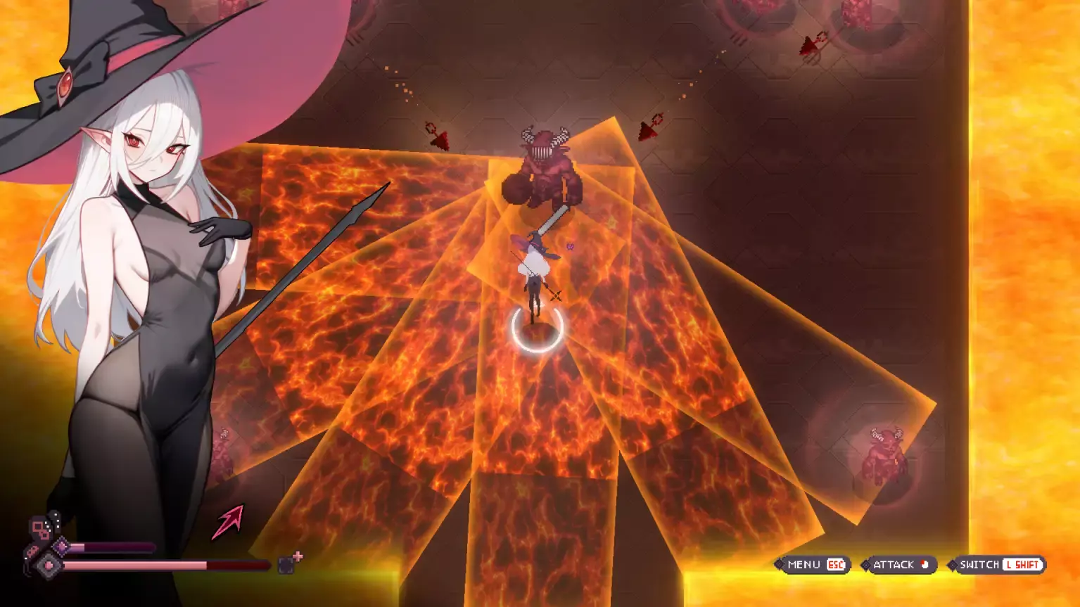 【ACT/PC/机翻/异种X/魔女/像素/1.86G】魔女のダンジョン v1.3.11-第3张图片-萌站