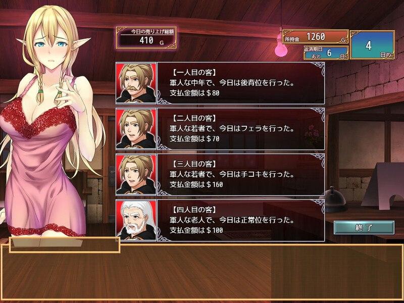 【PC/SLG/经营/卖春/无码】艾莉尔的风月人生 Ver1.01【共725M】【官方中文】-第8张图片-萌站