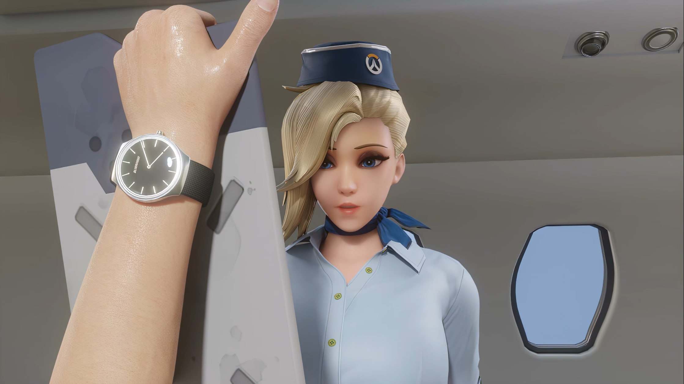 3D 守望先锋 天使空姐-第4张图片-萌站