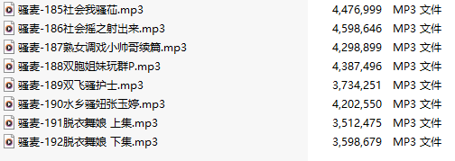 【激情骚麦/8部合一】【MP3版】【中文】【185-192】-第1张图片-萌站