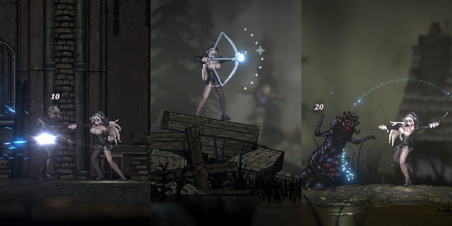 [250412]【中英日】哥特少女勇闯恶魔城2/SiNiSistar2  [PC+MAC] 官中 ACT 像素动态 CV 修女 猎奇 像素 修女 丸吞 怀孕 产卵 羞辱 巨乳/爆乳 虐待/ryona-第3张图片-萌站