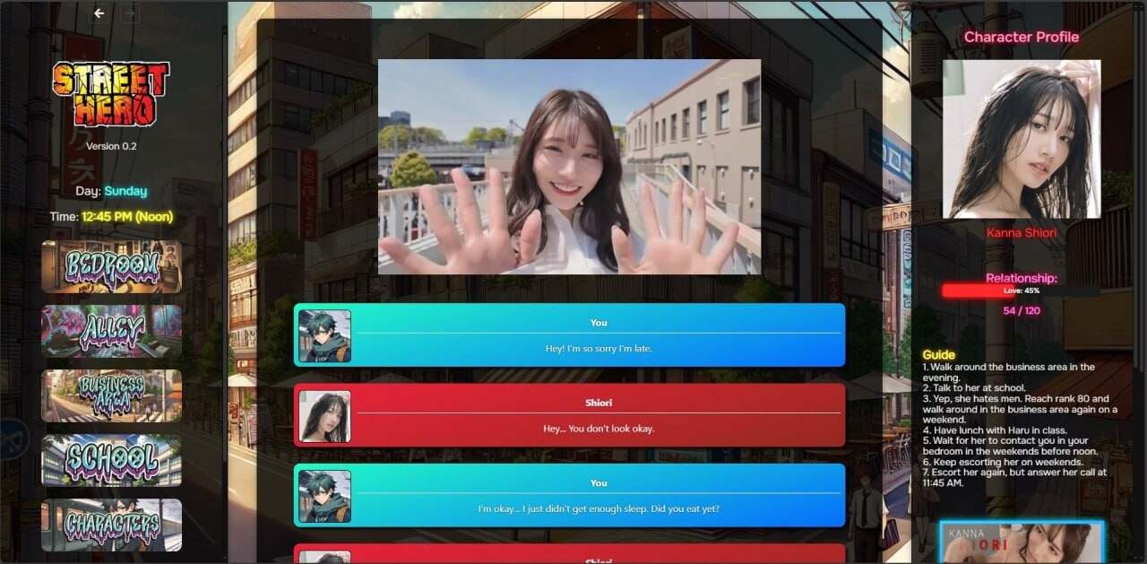 图片[1]-【亚洲风HTML/真人/动态】 街头英雄 Street Hero V0.4b 浏览器转中文-DORO妙妙屋